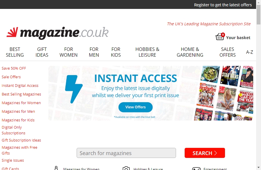 Magazine Website Design 12