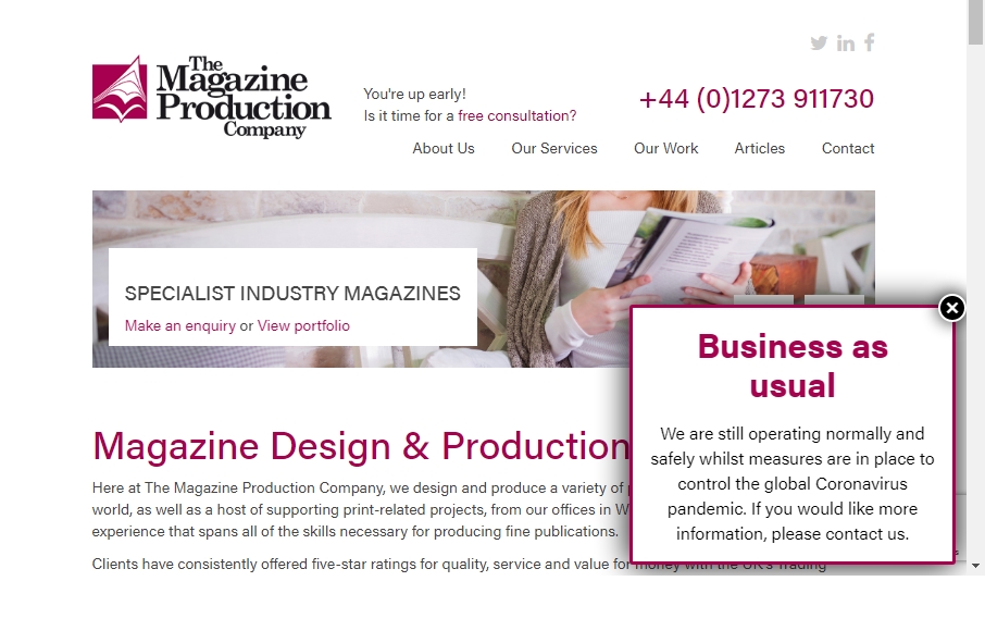 Magazine Website Design 6