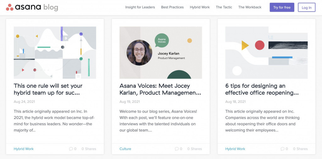 ux illustration - asana