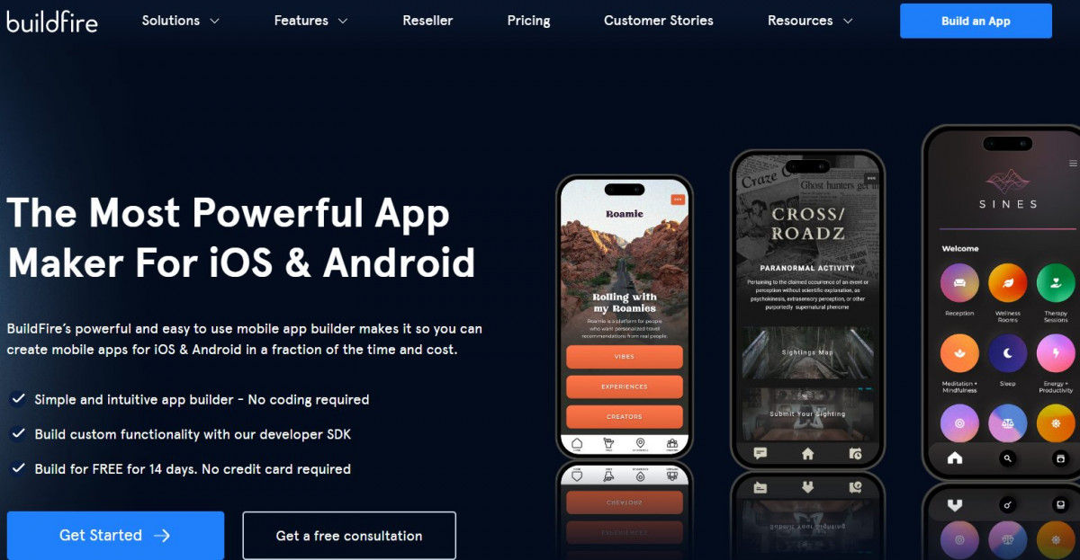 BuildFire low-code platform