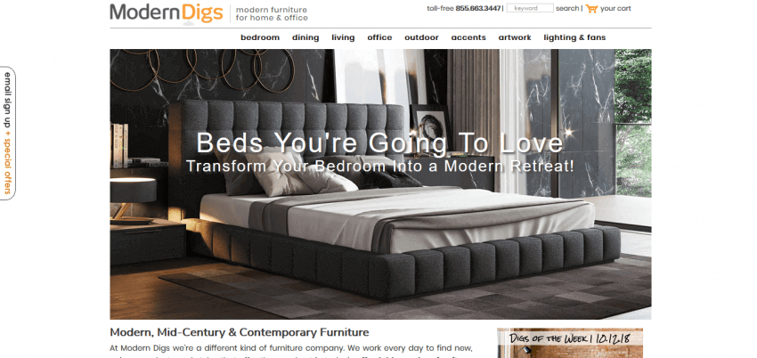 Furniture Website Design: Examples & Tips 7