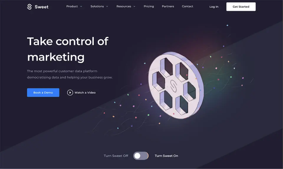 Website redesignfor Sweet Analytics. 9