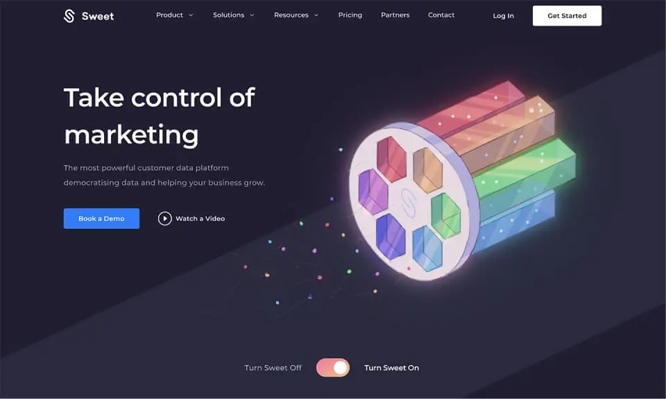 Website redesignfor Sweet Analytics. 10